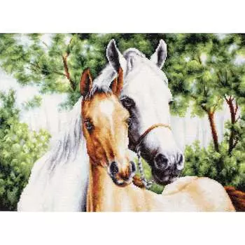 B521 Набор для вышивания 'Мать и дитя' 39,5*28,5см, Luca-S