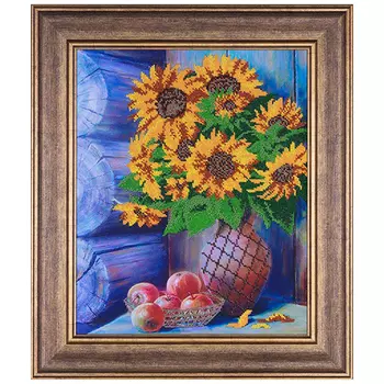 Б-0021 Набор для вышивания бисером 'АЖУР' «Полдень» 31х39см