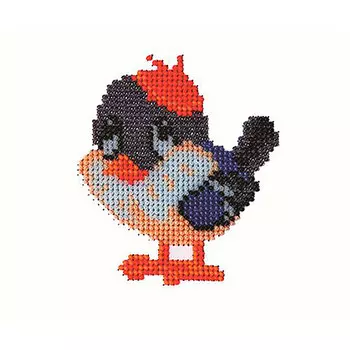 Б-0024 Набор для вышивания бисером 'Бисеринка' 'Птичка', 10*9 см