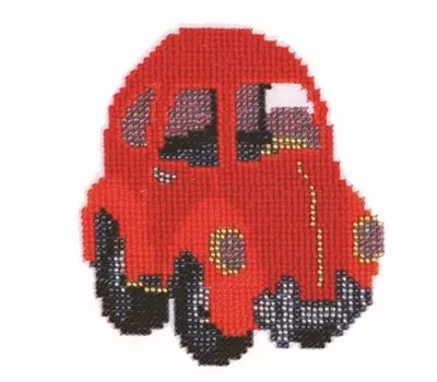 Б-0030 Набор для вышивания бисером 'Бисеринка' 'Машинка', 11*12 см