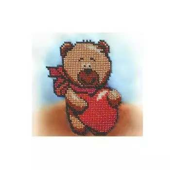 Б-0089 Набор для вышивания бисером 'Бисеринка' 'От всего сердца', 20*20 см