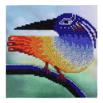 Б-0095 Набор для вышивания бисером 'Бисеринка' 'Небывалая птица', 17*17 см