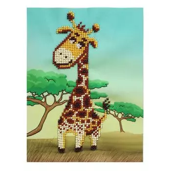 Б-0100 Набор для вышивания бисером 'Бисеринка' 'Жирафик', 15*20 см
