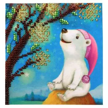 Б-0200 Набор для вышивания бисером Бисеринка 'Волшебство' 12*12см