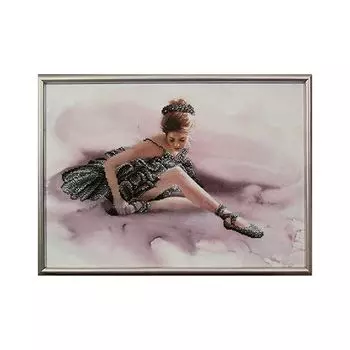 Б-120 Набор для вышивания бисером Магия канвы 'Черный лебедь'57,5*22см