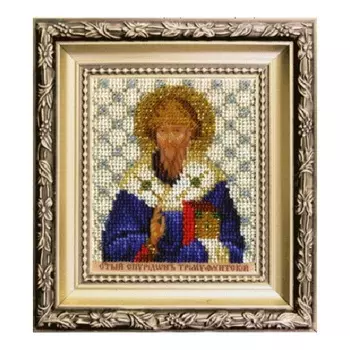 Б-1223 Набор для вышивания бисером 'Чарівна Мить' 'Спиридон Тримифунтский', 9*11 см