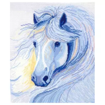 Б-14 Набор для вышивания 'Белогривая лошадь', 26*28 см
