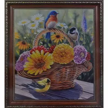 Б-333 Набор для вышивания бисером 'Магия канвы' 'Сюрприз', 24,5х27,5 см