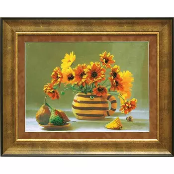 Б-508 Набор для вышивания бисером 'Чарівна Мить' 'Оранжевое настроение', 28*38,5 см