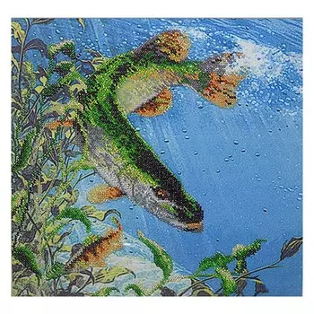 Б-544 Набор для вышивания бисером 'Чарівна Мить' 'Щука', 27,5*28,5 см