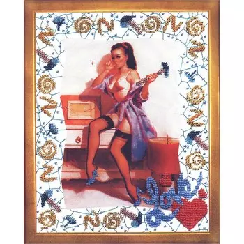 Б-550 Набор для вышивания бисером 'Чарівна Мить' 'Ретро стиль', 25*20 см