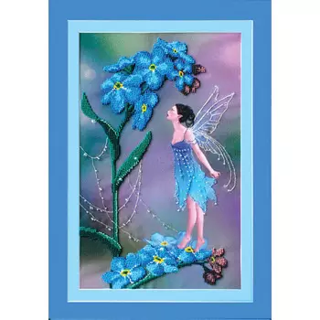 Б-581 Набор для вышивания бисером 'Чарівна Мить' 'Фея незабудок', 33*21,5 см