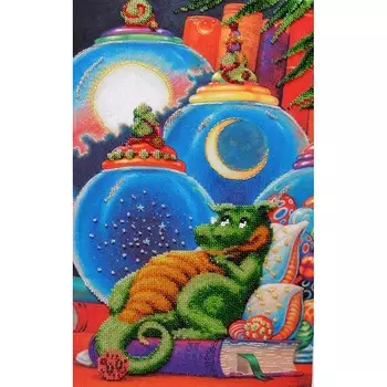 Б-607 Набор для вышивания бисером Чарівна Мить 'Хранитель светил' 21,5*34см