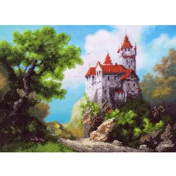 Б-691 Набор для вышивания бисером 'Чарівна Мить' 'Замок', 32*23,5 см