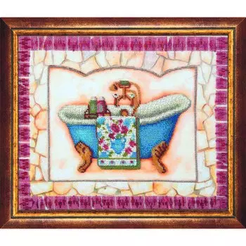 Б-706 Набор для вышивания бисером 'Чарівна Мить' 'Купание', 31,5*27 см