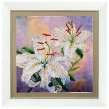 Б-721 Набор для вышивания бисером 'Чарівна Мить' 'Лилии', 35*35,5см