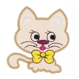 BA1008 Термоаппликация 'Котенок', 6*7см