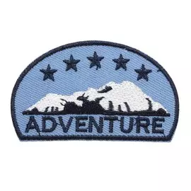 BA1018 Термоаппликация 'Приключение', 6*7см