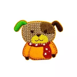 BA1025 Термоаппликация 'Щенок в шарфике', 5,2*4,5см, Hobby&amp;Pro