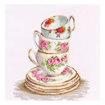 BA2323 Набор для вышивания 'Три чайные чашки' 25*28,5 см, Luca-S