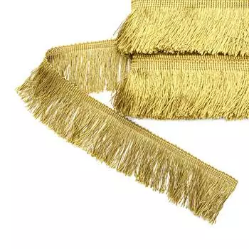 Бахрома 0390-0310 63мм*25м (828 горчичный)
