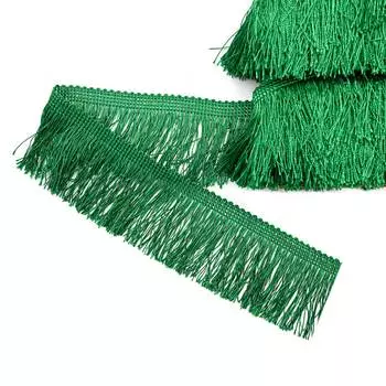 Бахрома 0390-0310 63мм*25м (876 зеленый)