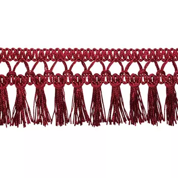 Бахрома T-04 0390-0040 кисти *25м (а577 св.бордовый)