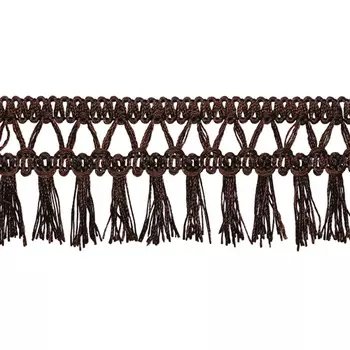 Бахрома T-04 0390-0040 кисти *25м (а753 шоколадный)