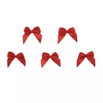 Бантик пришивной JY100044, 3,3см (250 красный)