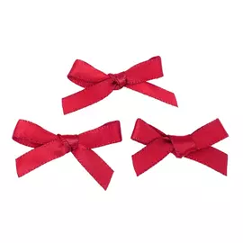 Бантики пришивные, 8шт/упак (бордо)