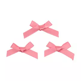 Бантики пришивные, 8шт/упак (корал)