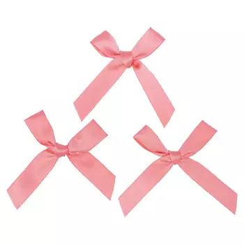 Бантики пришивные, 8шт/упак (пыльная роза)