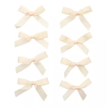 Бантики пришивные, 8шт/упак (шампань)