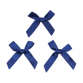 Бантики пришивные, 8шт/упак (темно синий)