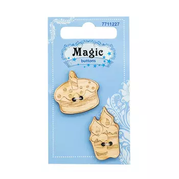 BBL024-MX-V Набор пуговиц 'День рождения', упак./2 шт., Magic Buttons
