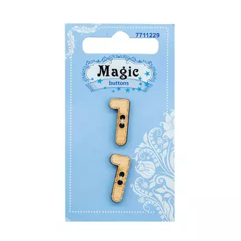 BBLWA63-32L Набор пуговиц 'Цифра 'Один'', упак./2 шт., Magic Buttons