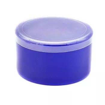 БЦ Баночка для мелочей круглая с крышкой, d11см, синий