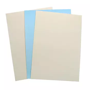 БД0008 Бумага двухсторонняя А4 КОМПЛЕКТ 3шт. Голубой/Кремовый