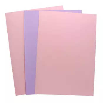 БД0012 Бумага двухсторонняя А4 КОМПЛЕКТ 3шт. Розовый/Сиреневый