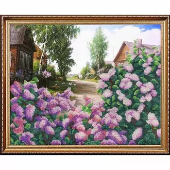 БГ-229 Набор для вышивания 'МП Студия' 'Сирень', 28х35 см