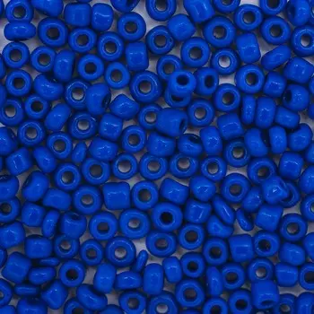 Бисер Астра 6/0, 15г (48 синий/непрозрачный)