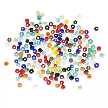 Бисер Astra&amp;Craft 6/0, 15г (51 разноцветный/непрозрачный)