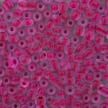 Бисер Астра 6/0, 15г (М51 сиреневый/прозрачный/матовый)