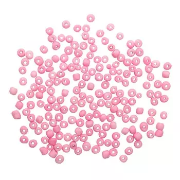 Бисер Астра 6/0, 15г (М55 св.розовый/непрозрачный)