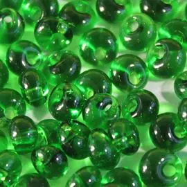 Бисер Drops 5/0 (~4,5мм) (50120) прозрачный, 50гр Preciosa