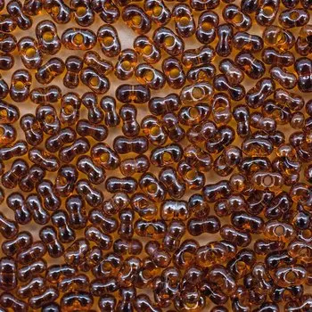 Бисер Farfalle 2/4мм (16090) прозрачный с покрытием, 50гр Preciosa