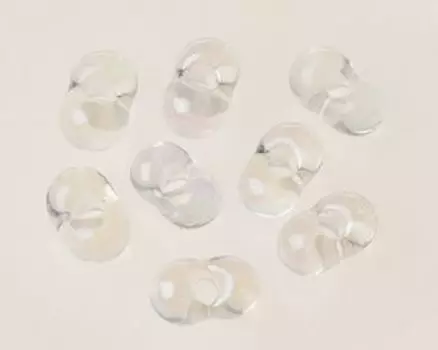 Бисер Farfalle 2/4мм (58205) прозрачный радужный, 50гр Preciosa