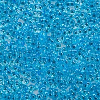 Бисер Farfalle 2/4мм (66010) прозрачный с покрытием, 50гр Preciosa