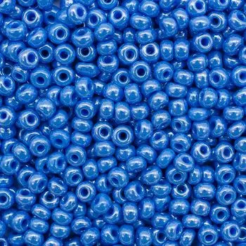 Бисер непрозрачный с покрытием 5/0 (38020), круг. отв., 50г Preciosa