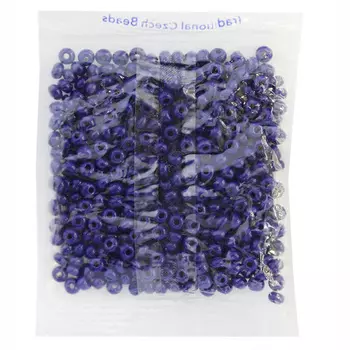 Бисер , Preciosa, 50 г (4/0 синий 06)